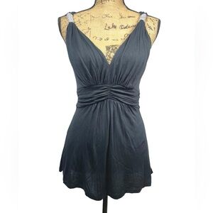 Express Tank Top with Plunging Neckline